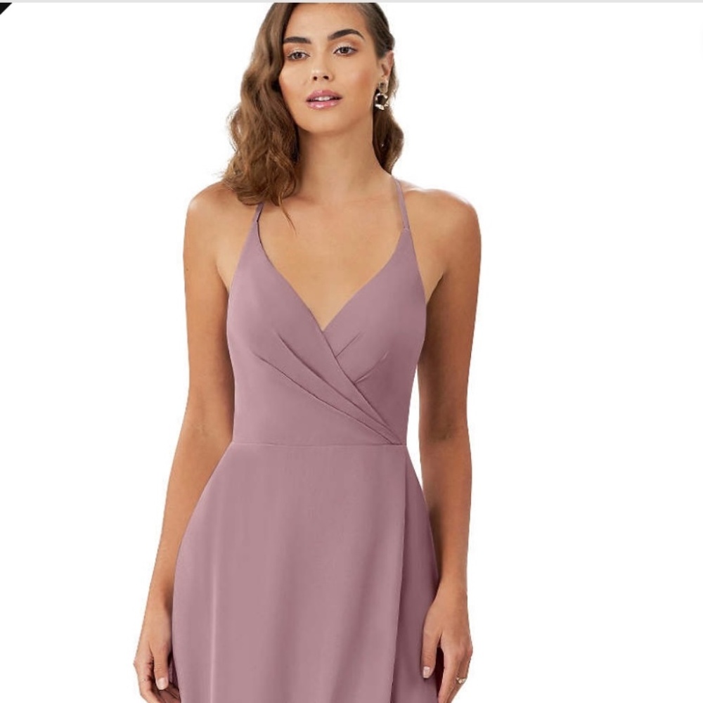 Azazie Davis Dusty Rose Bridesmaid Dress Size 6